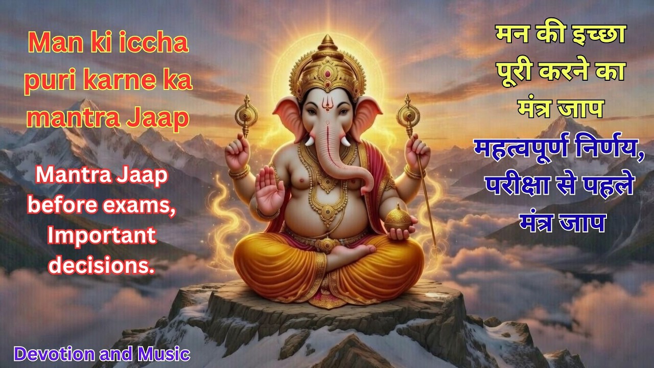Man ki iccha puri karne ka mantra Jaap, मन की इच्छा पूरी करने का मंत्र जाप, प्रतिदिन सुनें