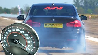 BMW 340i F30 Stage 4 - Brutal Acceleration 0-290 km/h & Exhaust Sound