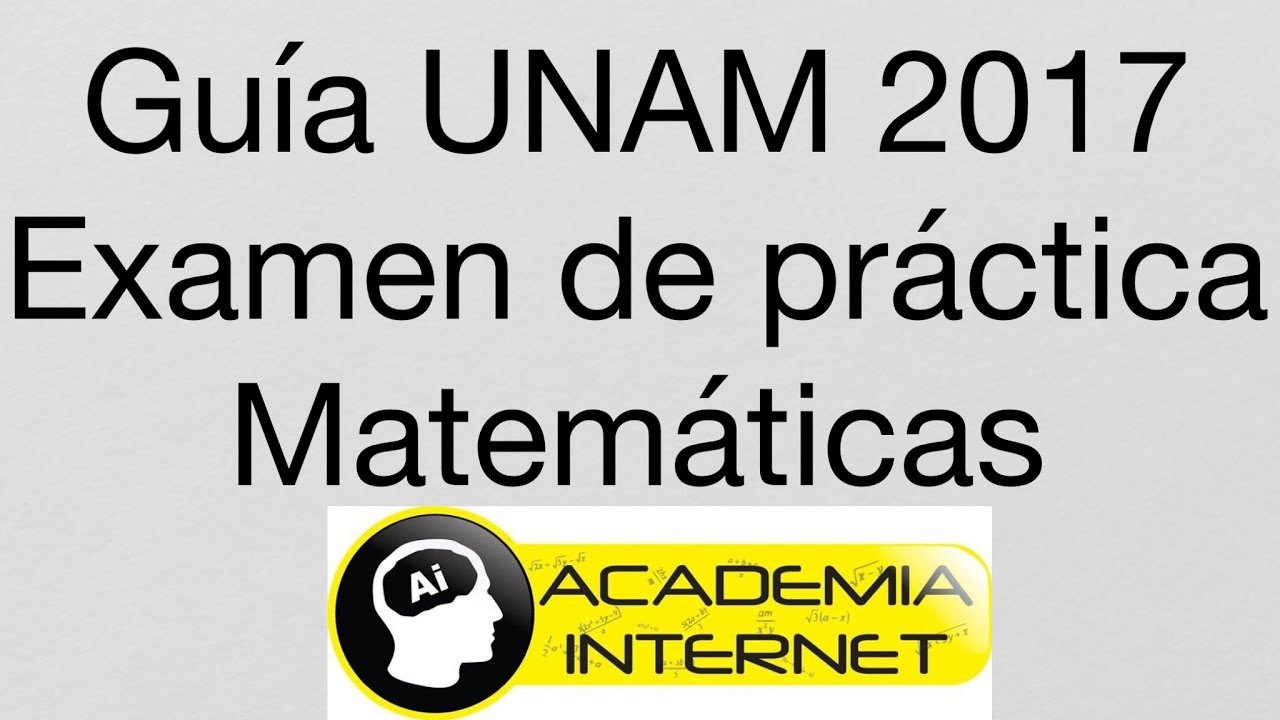 Guia de matematicas UNAM 2017 AREA 3 beca 18 convocatoria 2018 peru