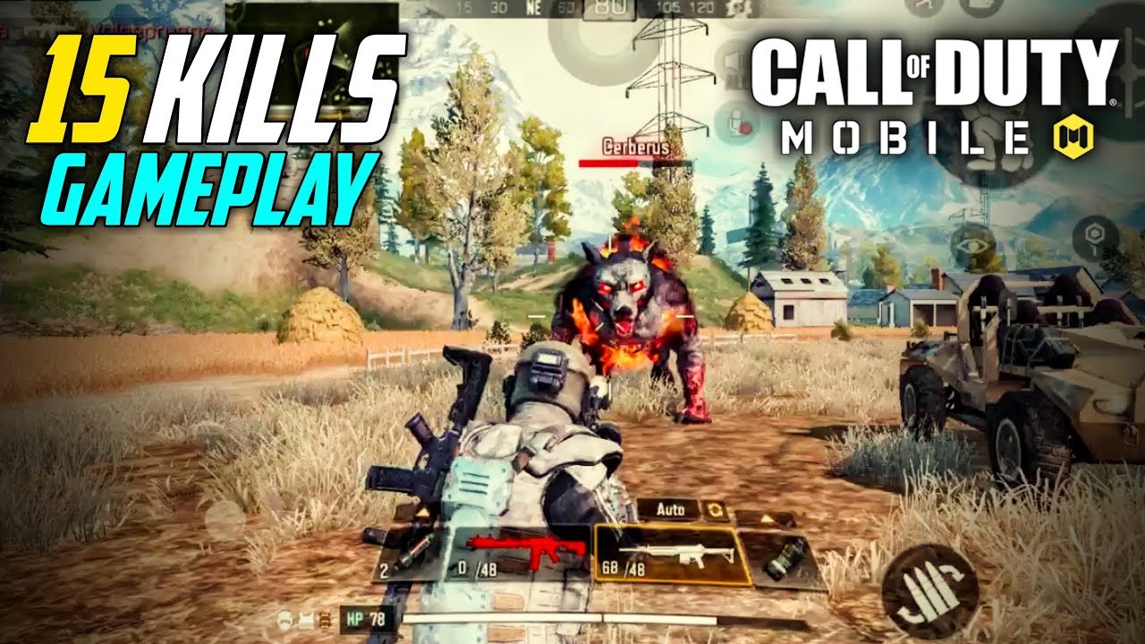 Call of Duty Mobile 15 Kills Solo vs Squad Pro Gameplay - 