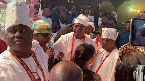 K1 D Ultimate, Ooni of ife, celebrate with Elizabeth Jack Rich, Brithday dinner party