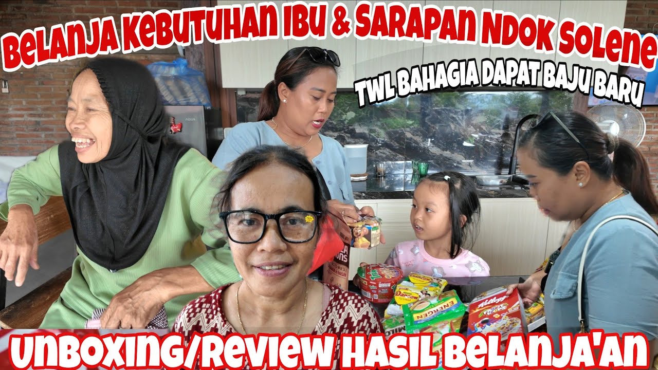BELANJA KEBUTUHAN IBU & SARAPAN BUAT SOLENE‼️SESEKALI AJAK TWL BELANJA~ MAK SUN BERTEMU PUJA'AN HATI