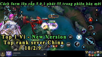 Vi Tốc chiến | Top 1 Vi 21028 điểm | Cách farm lên lv5 ở ngay 1p55s sau khi rừng bị giảm kinh nghiệm