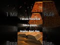 The 1 Minute Peace Rule | Calm Reading Short. #calmreading #motivationshort #readingcommunity