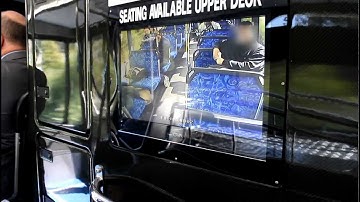 Busways Blacktown Bustech CDi Double Decker Upper Deck Seat Availability Screen
