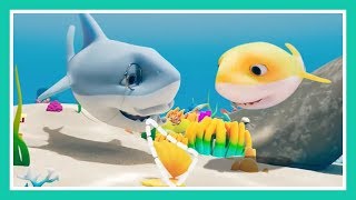 Baby Shark Lost His Fin | Baby Shark Song | Nursery Rhymes &amp; Songs For Babies | Cartoon for Toddlers