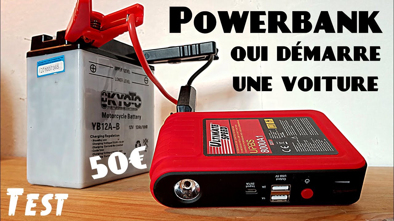 Test Un powerbank à 50€ de chez LIDL assez puissant pour redémarrer une  voiture 😀 
