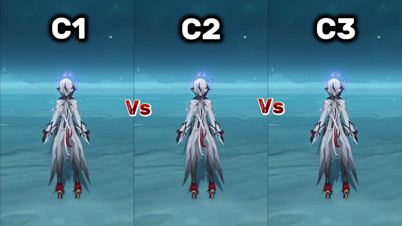 Arlecchino C1 vs C2 vs C3 DMG Buff Comparison ~ Is it Still WORTH it? | Genshin Impact 