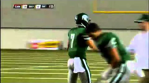 Skyline double pass TD reception for Nic Sblendorio