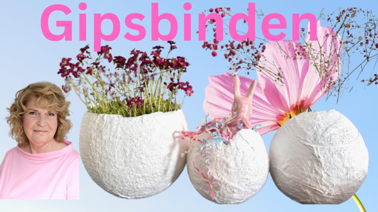 DIY Deko mit Gipsbinden für jede Jahreszeit