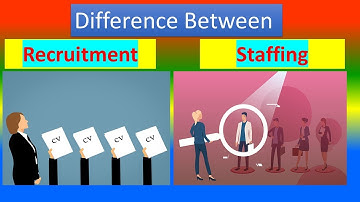 Difference Between Recruitment and  Staffing