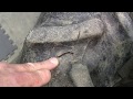Tractor Tire Repair with Patch and Inner Tube