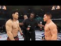 Bolo Yeung vs. Van Damme (EA Sports UFC 3) - CPU vs. CPU