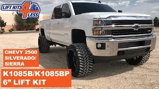 Pro Comp K1085B/K1085BP 6' Lift Kit 201117 Chevy 2500HD  (Instructional with before/after)