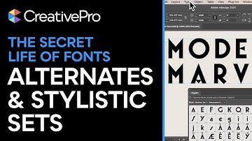 Using Alternates and Stylistic Sets // The Secret Life of Fonts - Episode 3