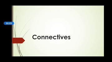 Grade 4 English Lesson 15: Connectives