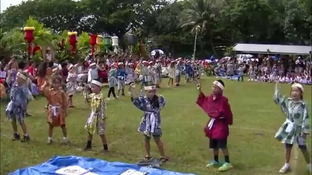 May Day 2014 Kapunahala Elementary 1st Grade Bon Dance YouTube