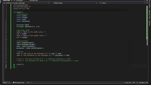 CS225 Week 13 Lab Create a Rectangle Using Classes
