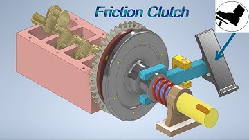 Mechanisms of Friction Clutch - Mechanical Principles - Car Friction Clutch - ميكانيزمات حركية