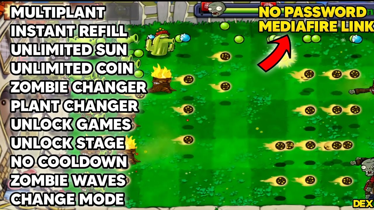 NEW PLANT VS ZOMBIE V2.9.07 MOD MENU APK FULL FEATURE / NO ROOT