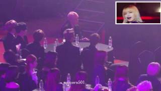 170222Gaon Bts Reaction To Blackpink Playing With Fire