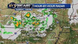 Storms possible today and Friday