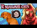 Child Danny's arcade joy - Ninja Warriors