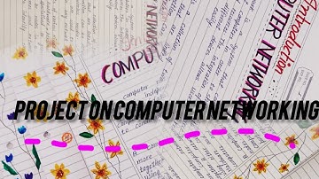 make a file of computer network and it