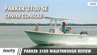 Parker 2100 SE Full Walkthrough Video Boat Review