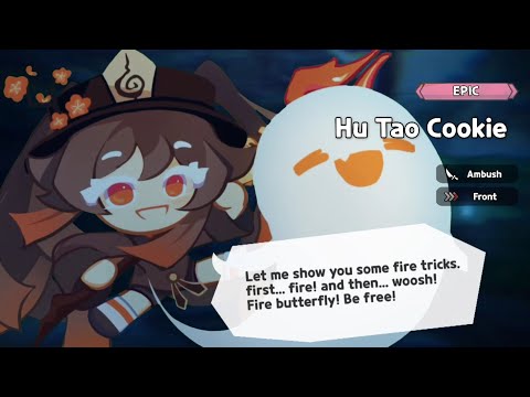 I made Hu Tao into a cookie!(Cookie Run Kingdom/Genshin Impact)