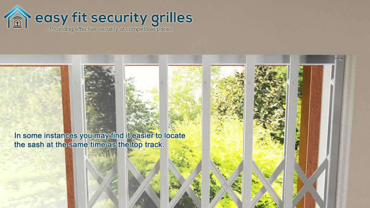 retractable security grilles for windows