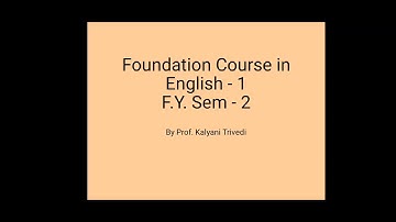 F.Y. B.Com_Sem-2_English _Noun_By Prof. Kalyani Trivedi