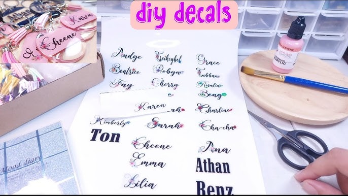 The Easiest Way to Make Clear Stickers - DIY Clear Labels for Jars