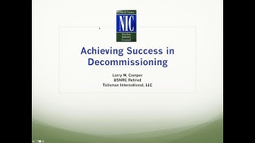 Decommissioning Strategy Evolution & Market Applications