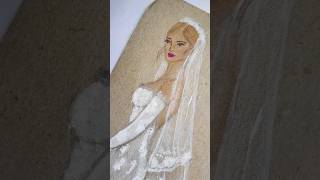 Hailey Bieber weeding outfit ✨ #illustration #haileybiebers #sketch #trending #fashion #art#weeding
