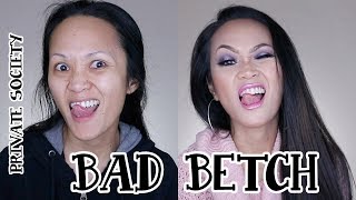 #GIFTED PRIVATE SOCIETY BAD BETCH & GLOW GETTER VALENTINES MAKEUP LOOK | ARREM