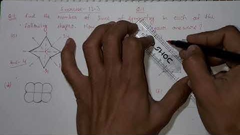 Exercise 13.3, Question number-1, Symmetry Chapter-13 | class-6 Ncert maths | cbse board | AdnanAlig