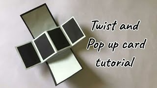 Twist and Pop-up card tutorial | DIY videos | Twist and Pop-up card for scrap books