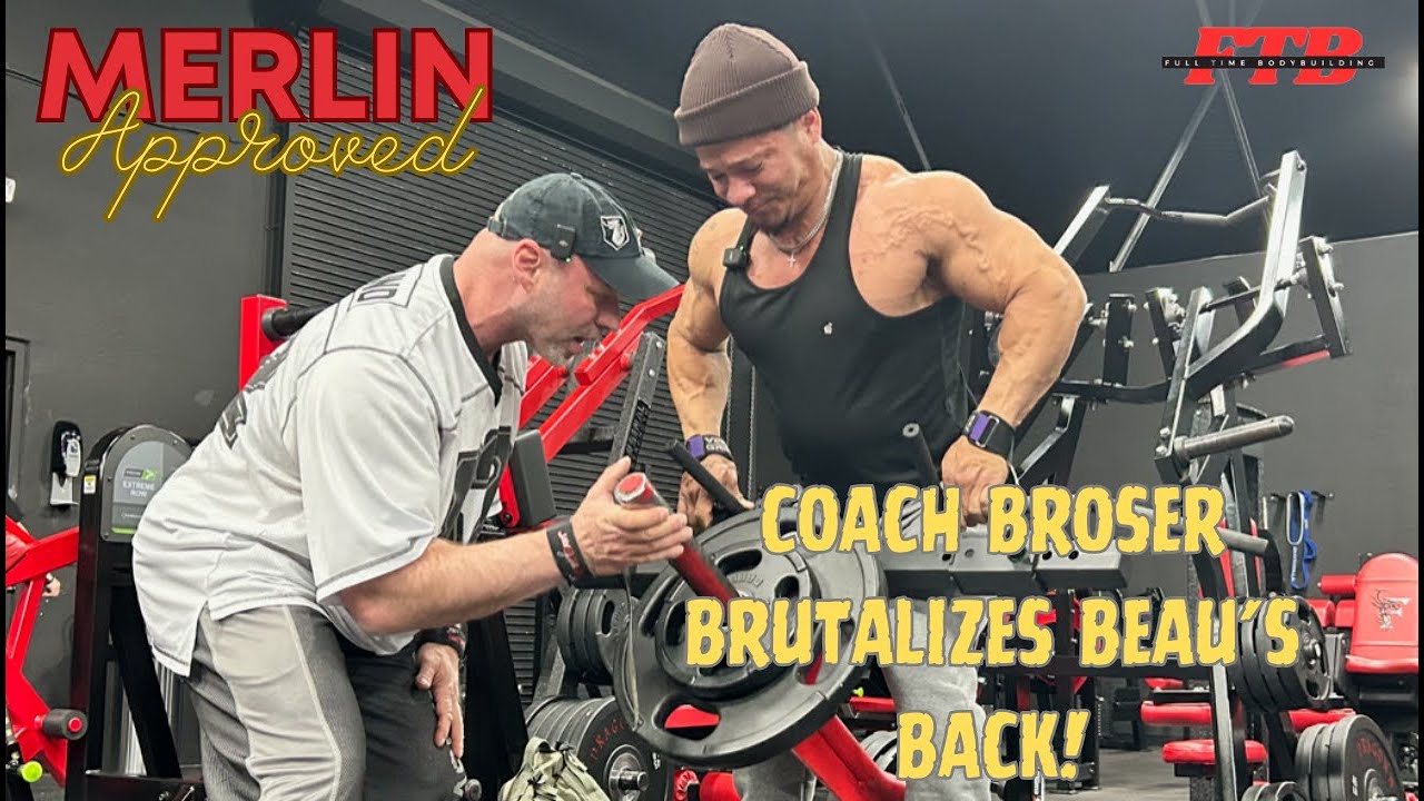 Coach Broser brutalizes Beau Santo's back | Merlin Approved. - YouTube