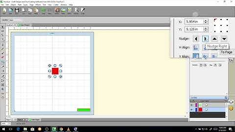 VinylCut 5 Software Positioning and Aligning Shapes and Objects, Step by Step Video