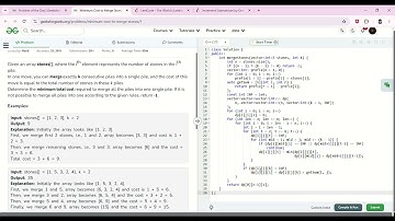 Minimum Cost to Merge Stones   Practice   GeeksforGeeks   Google Chrome 2025 11 14 08 50 24
