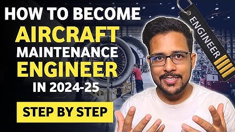 How to Become  Aircraft Maintenance Engineer✈️? | 2024-25 | Step By Step Process | Full Information🔥