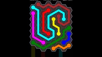 Flow Free Hexes   Rainbow Pack   Level 140