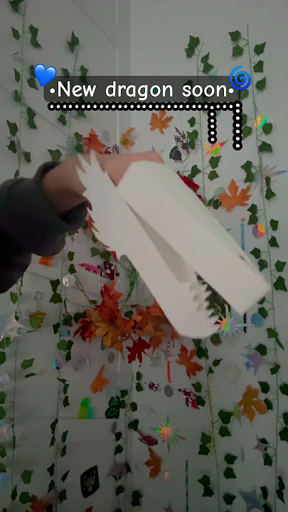 New Dragon Soon!! :0. #dragonpuppets #dragon #paperdragon