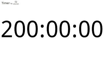 200 Hour Countup Timer