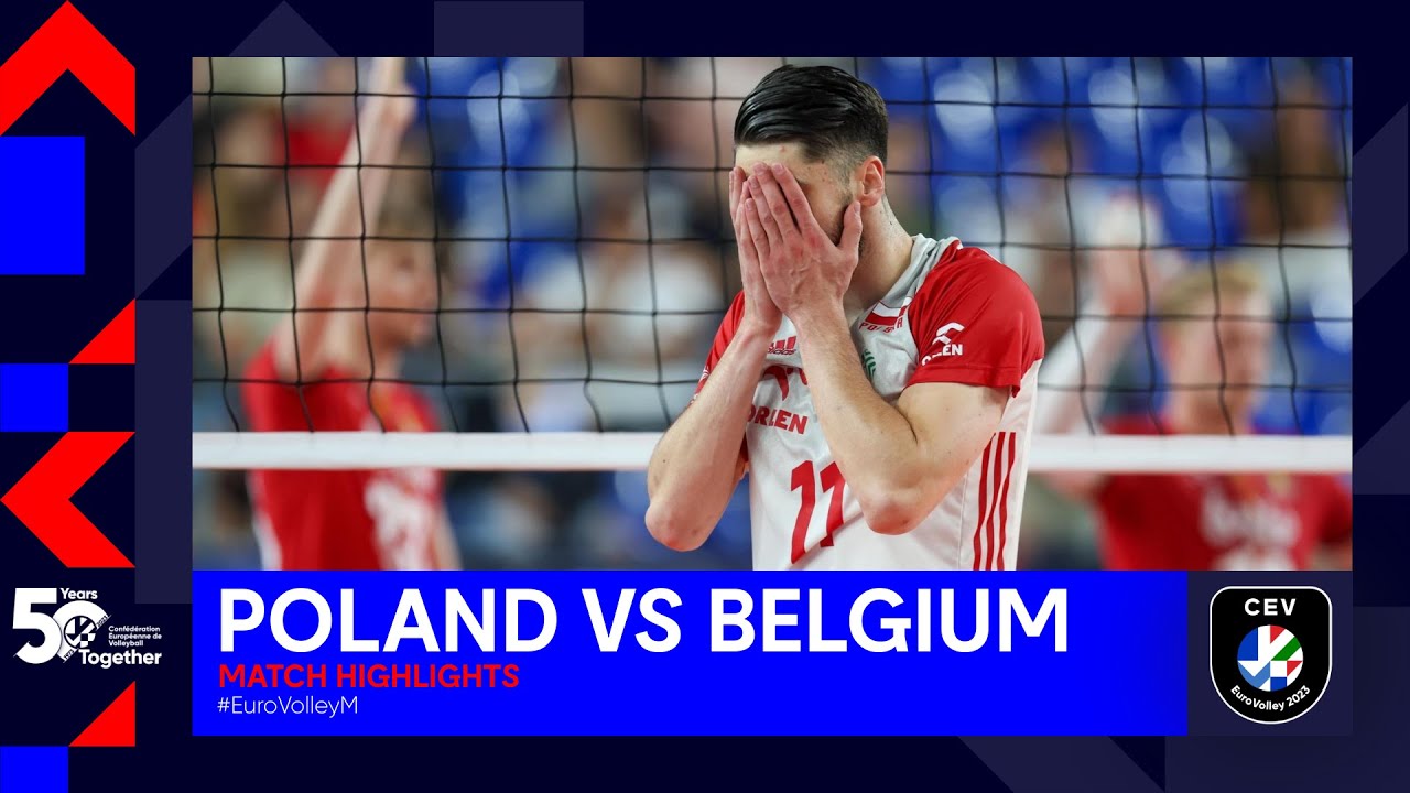 Poland vs. Belgium I Match Highlights 1/8 Finals I CEV EuroVolley 2023 Men