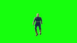 Floating Homelander - Green Screen