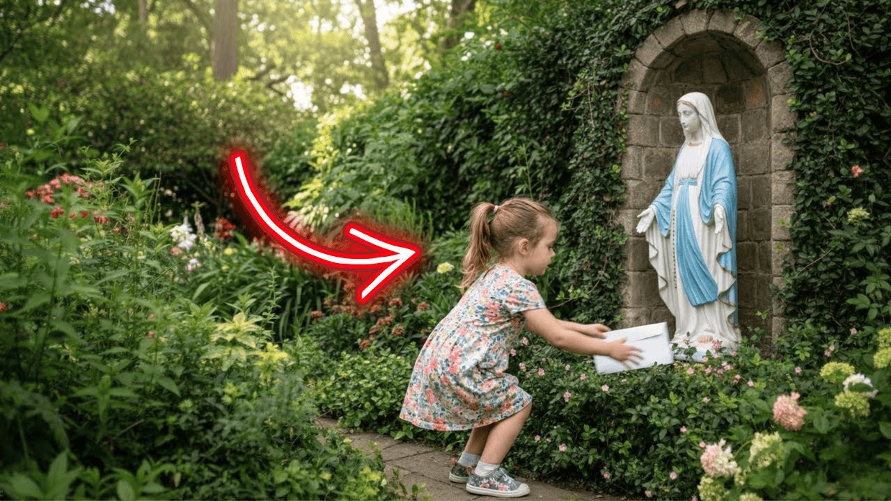 Шестилетняя девочка каждый день оставляет письма Деве Марии... То, что нашла ее мать, было ТРОГАТ...