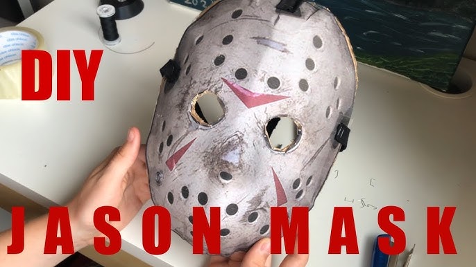 HOW TO: CUSTOMIZE A JASON HOCKEY MASK USING VINYL ! SUPER EASY