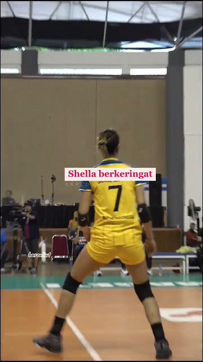 Shella berkeringat #shorts #short #voli #volleyball #livoli #proliga #volitarkam